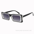 Retro Square Women Sunglasses Small Plastic Frame